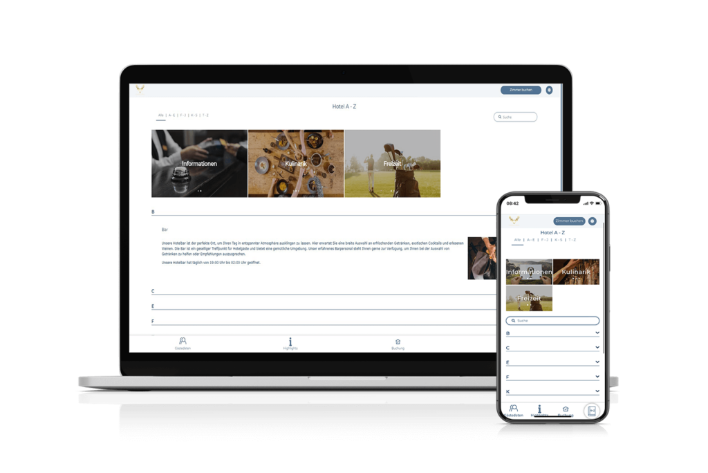 Mit dem Kernmodul Gäste-Account der SoftTec Cloud Hotelsoftware organisieren Ihre Gäste Ihre Buchung und Ihren Aufenthalt ganz einfach selbst und digital - optimale Gästebetreuung entlang der Guest Journey.